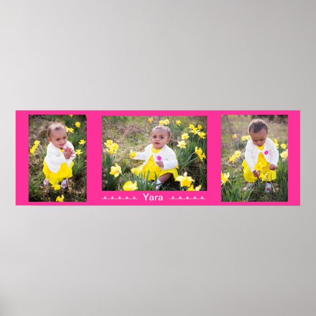 Poster photo personnalisé - Yara (Devant)