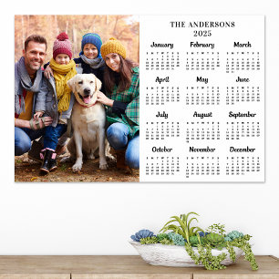 Poster Photo personnalisée 2023 Nouvel An Calendrier de 1
