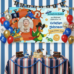 Poster Photo personnalisée de la fête d'anniversaire du p