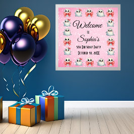 Poster Photo personnalisée Pastel Ghost Anniversaire de e