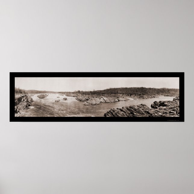 Poster Photo Potomac de Great Falls 1909 (Devant)