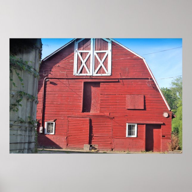 Poster Photo Red Barn (Devant)