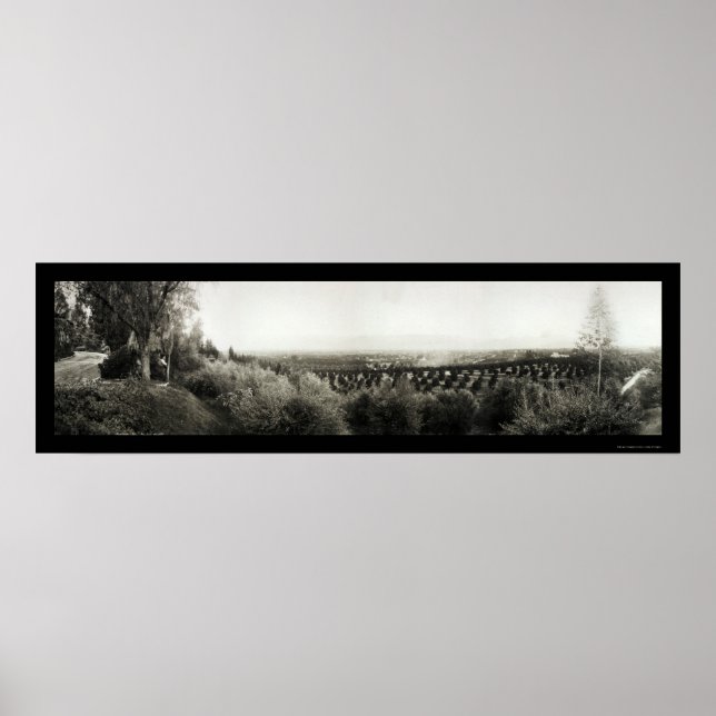 Poster Photo Redlands California 1907 (Devant)