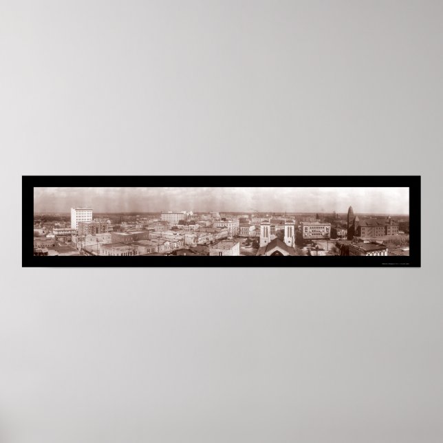 Poster Photo San Antonio Texas 1910 (Devant)