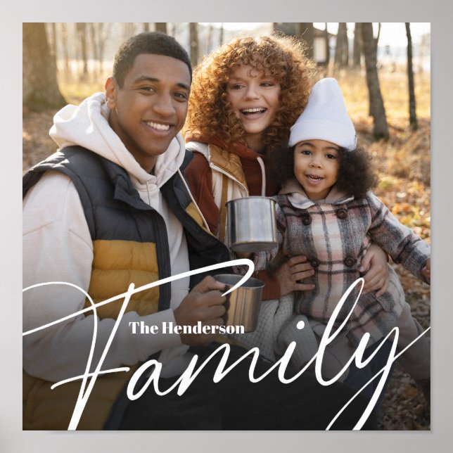 Poster Photo simple personnalisée (Devant)