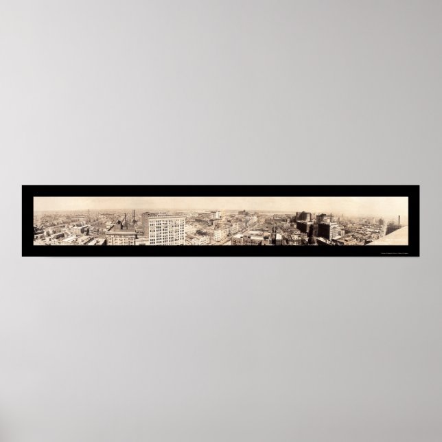 Poster Photo Skyline de la Nouvelle-Orléans 1919 (Devant)