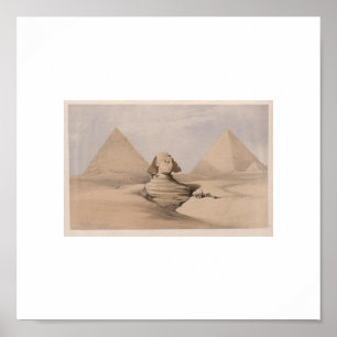 Poster Photo sphinx 1839