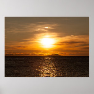 Poster Photo Sunset Seascape