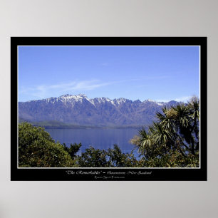 Poster photo "THE REMARKABLES, NZ"