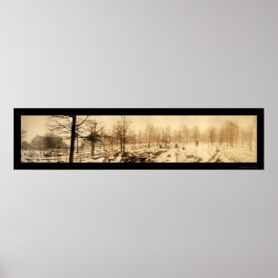 Poster Photo Univ de neige Indiana 1909