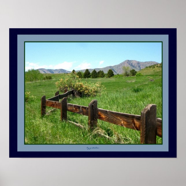 Poster photo Western Fence par gretchen (Devant)