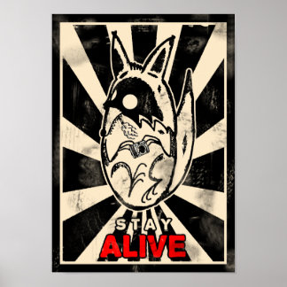 Poster Photocoyote RESTER EN VIE