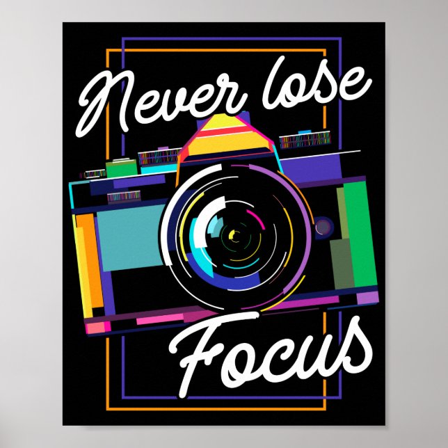 Poster Photographe Ne jamais perdre de vue (Devant)