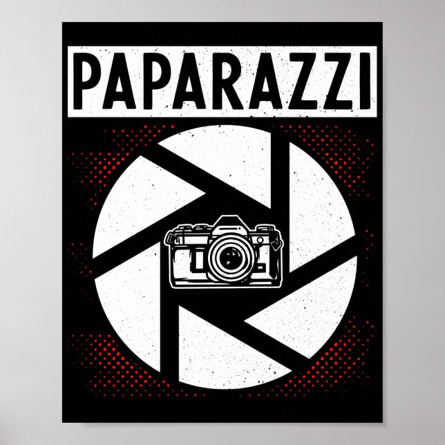 Poster Photographe Paparazzi (Devant)