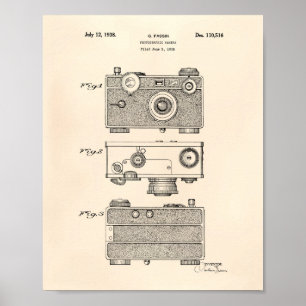 Poster Photographie 1938 Art Brevet - Vieux Poivre