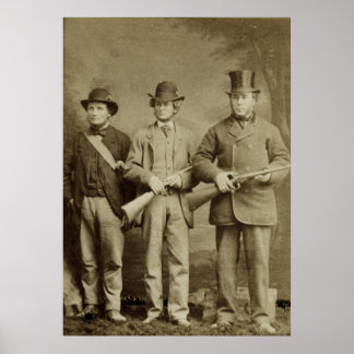 Poster Photographie antique - Le Parti de la chasse
