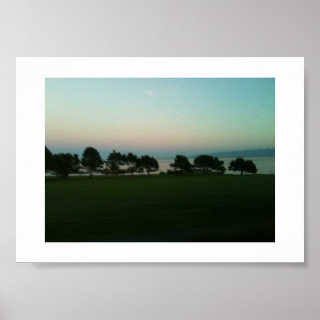 Poster Photographie couleur de Passage Arbres Canada (Devant)