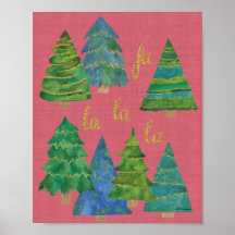 Photographie d'art des arbres de Noël