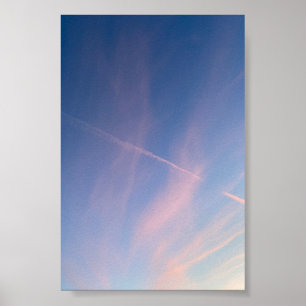 Poster Photographie d'art fin ciel de coucher de soleil r