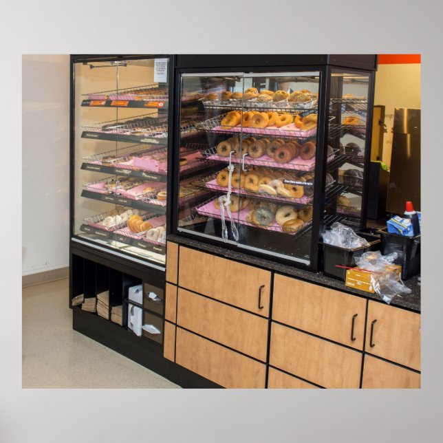 Poster Photographie de Boutique de donut (Devant)
