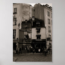 photographie de rue en noir et blanc à paris