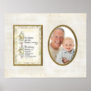 Poster Photographie de souvenir précieux sympathie person