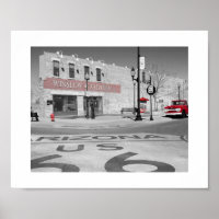 Photographie d'éclaboussure rouge à Winslow Arizon