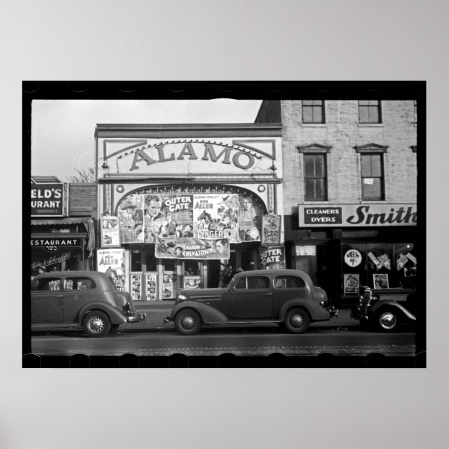 Poster Photographie du cinéma vintage (Devant)