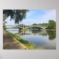 Photographie du pont sur la Loire à Tours en Franc
