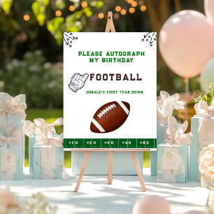Poster Photographie du premier anniversaire de Football F