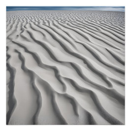Poster Photographie Plage Sable esthétique Neutre