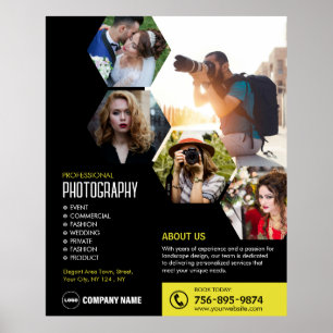 Poster Photographie Professionnelle Personnalisée