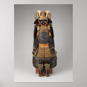 Poster Photographie samouraï historique d'armure