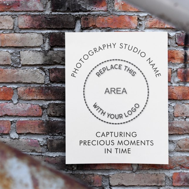 Poster Photographie Studio Nom Logo Tagline Citation (Créateur téléchargé)