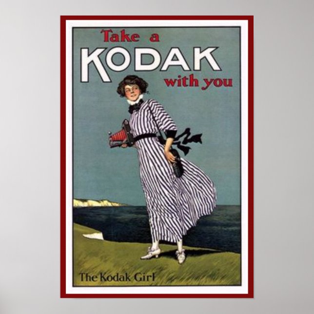 Poster Photographie vintage Kodak (Devant)