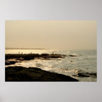 Poster photographique des pêcheurs de Newport