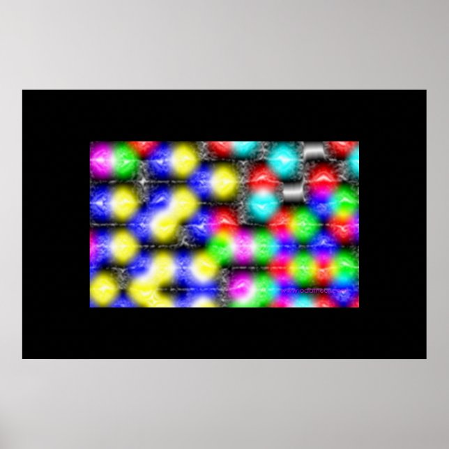 Poster Photons interpénétrant (Devant)