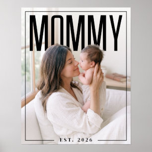 Poster PhotoPop Maman Est Photo personnalisée