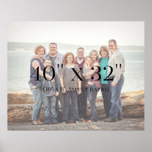 Poster Photos de famille MODÈLE 40x32