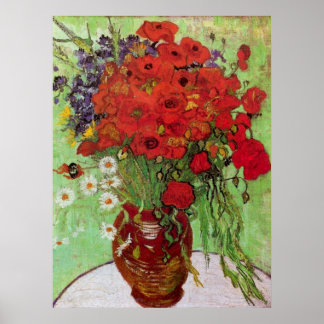 Poster Photos et marmites rouges de Still Life par van Go