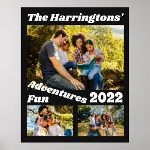 Poster Photos et texte personnalisés