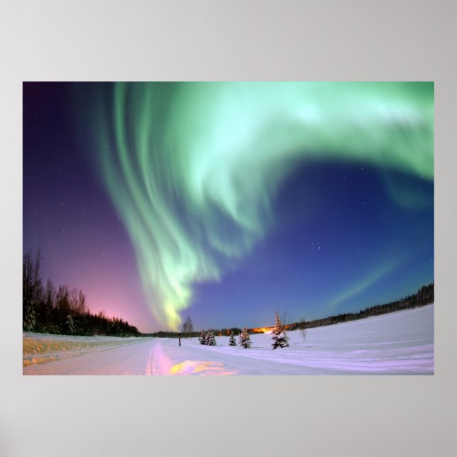 Poster Photos Northern Lights of Alaska (Devant)