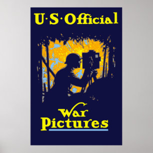 Poster Photos Officielles De Guerre Des États-Unis
