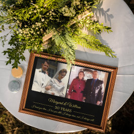 Poster Photos Or Texte Anniversaire Photo