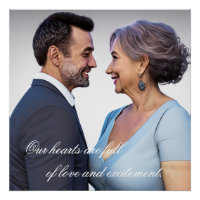 Photos romantiques et naturelles d'un couple âgé a