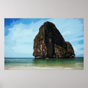 Poster Phra-Nang Krabi Thaïlande
