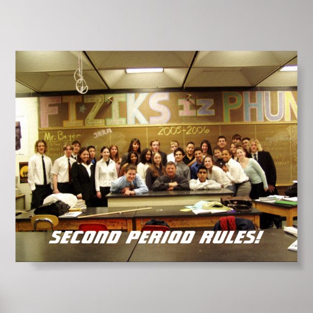 Poster Physique des régents (Devant)