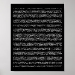 Poster Pi 5000 Chiffres Pi Jour Enseignant Mathématicien 