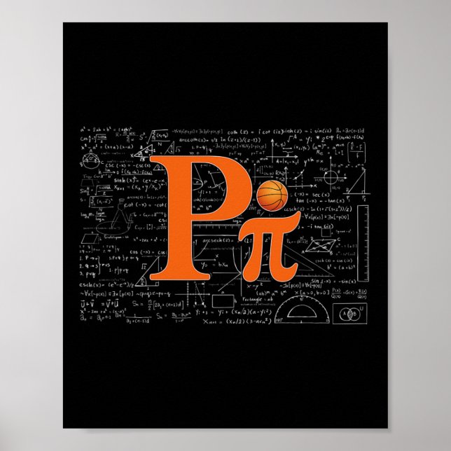 Poster Pi Day 2025 Math Science Drôle Enseignant Don (Devant)