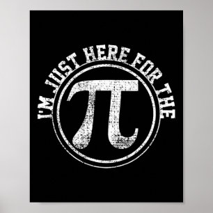 Poster Pi Day Math Science Cadeau Étudiant enseignant Vin